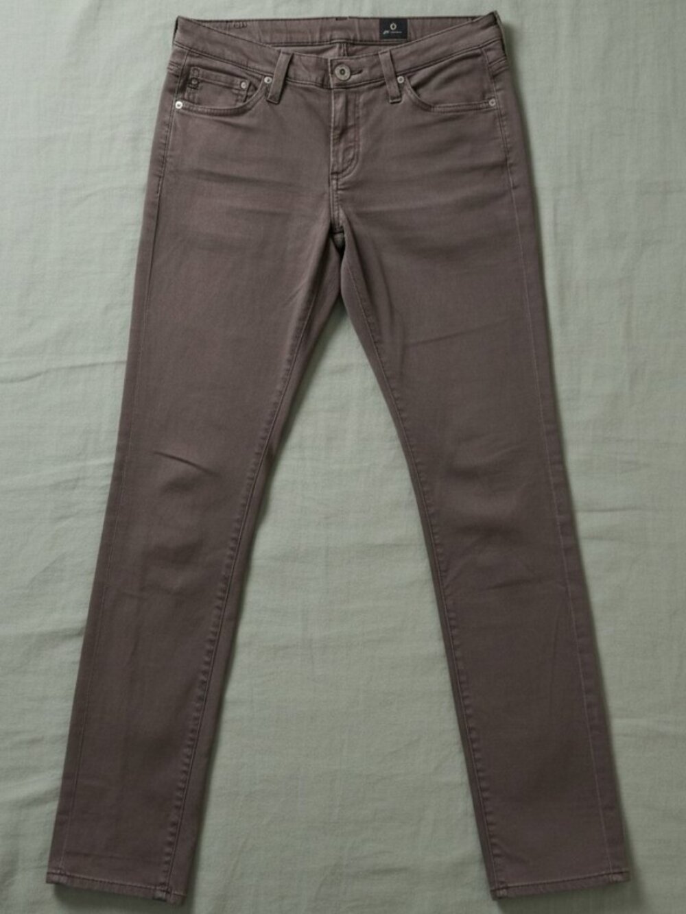 AG Adriano Goldschmied The Stilt Cigarette Legging Jeans Size 27R Gray